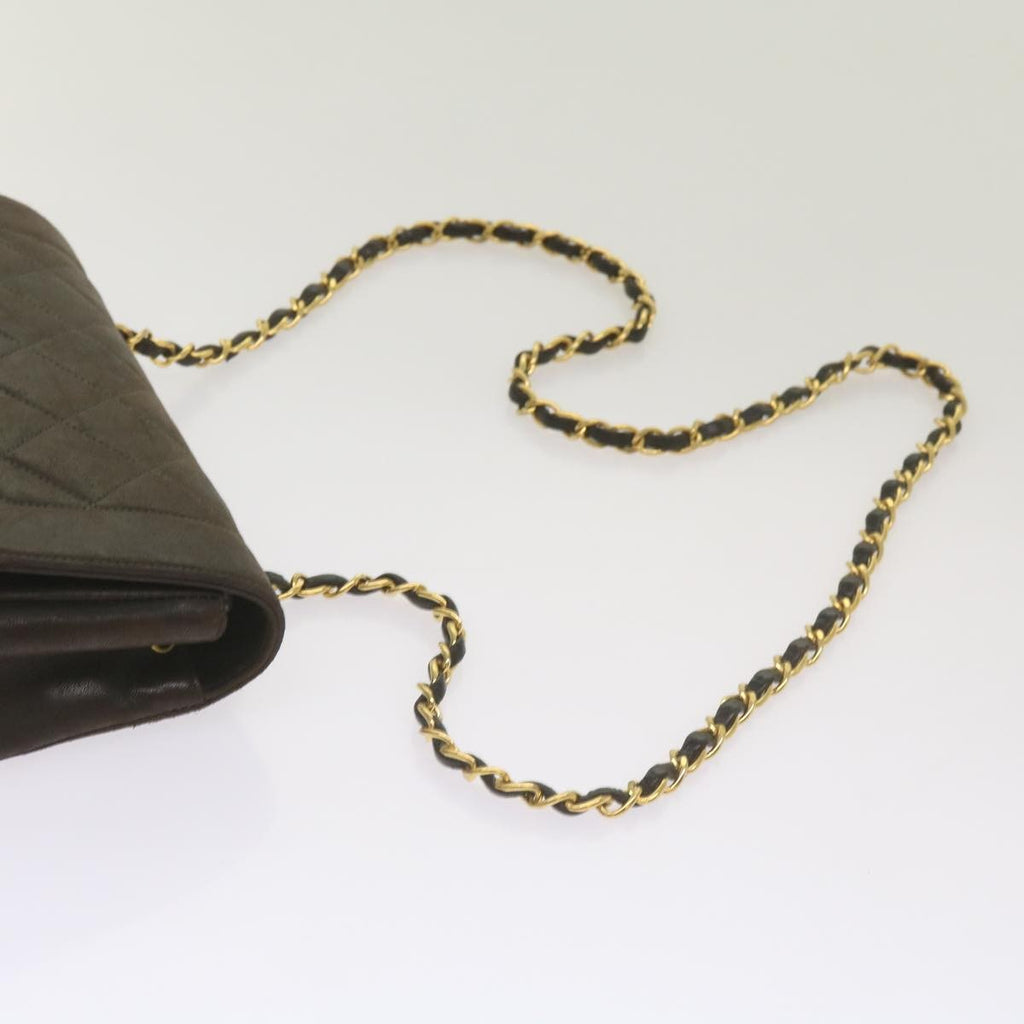Chanel Vintage Diana Flap Bag Quilted Lambskin Black Leather Shoulder Bag Bag