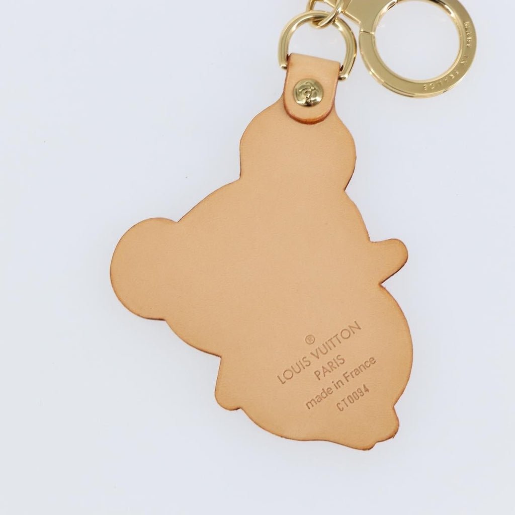 Louis Vuitton Murakami Panda Bag Charm And Keychain Vachetta Leather Beige Leather Charms And Keychains Accessory