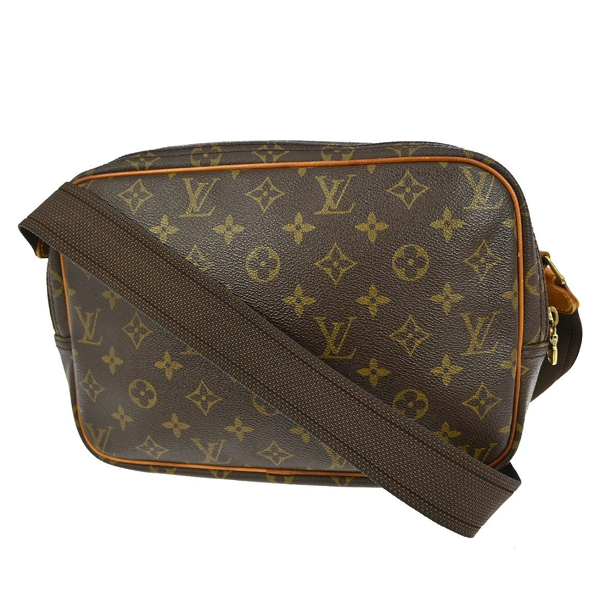 Louis Vuitton Reporter Bag Monogram Canvas Brown Canvas Shoulder Bag