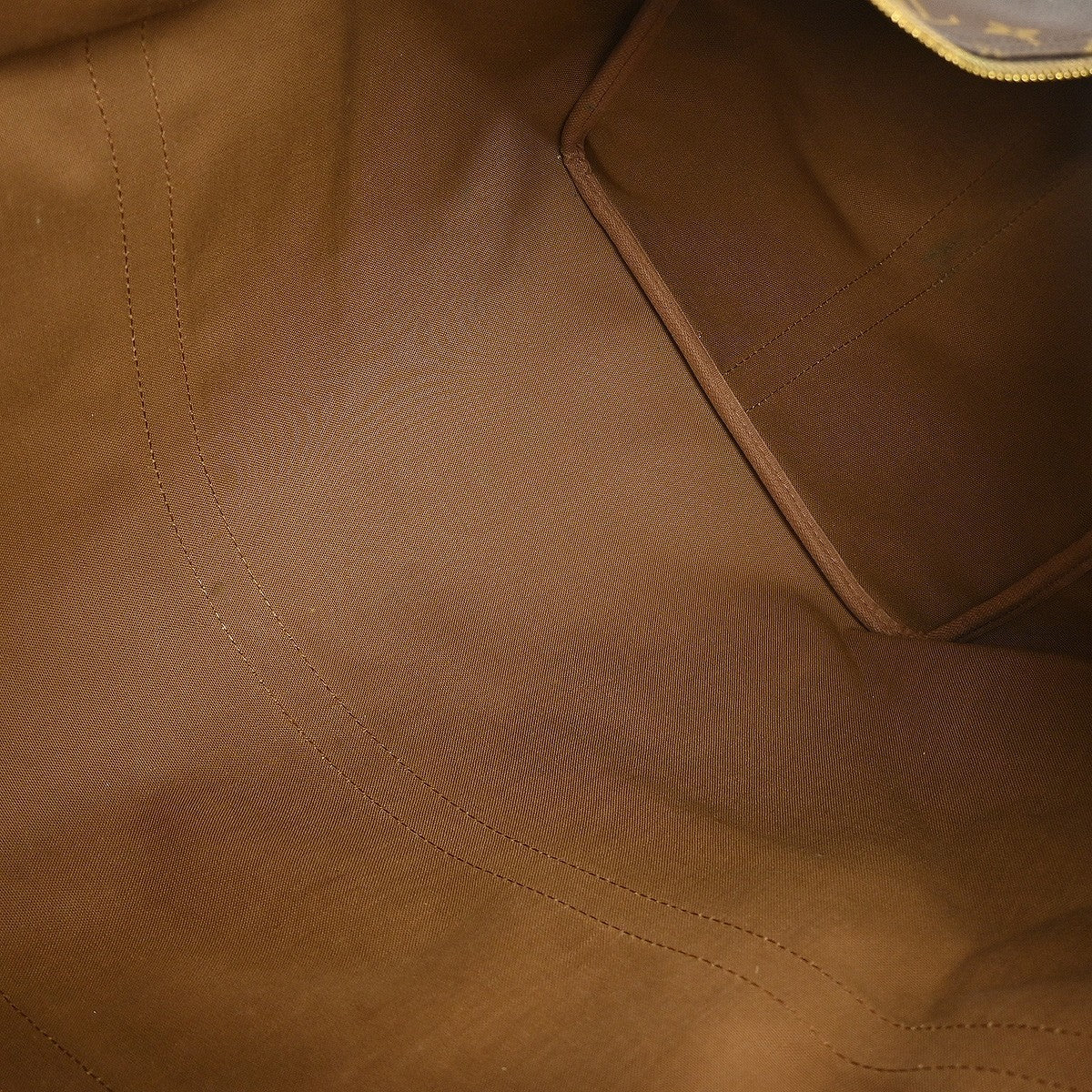 Louis Vuitton Keepall Bandouliere Bag Monogram Canvas Brown Canvas Travel Bag