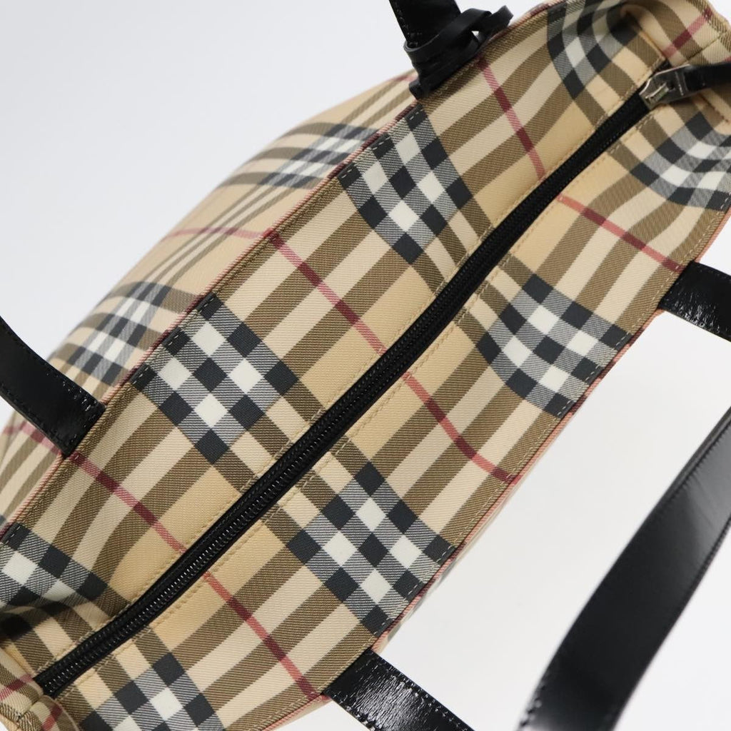 Burberry Nova Check Handbag Nova Check Canvas Beige Canvas Handbag