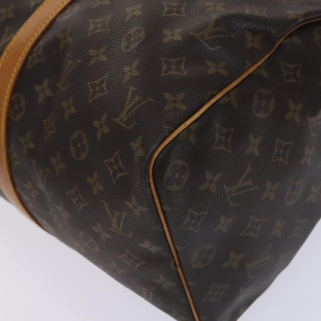 Louis Vuitton Keepall Bag Monogram Canvas Brown Canvas Travel Bag