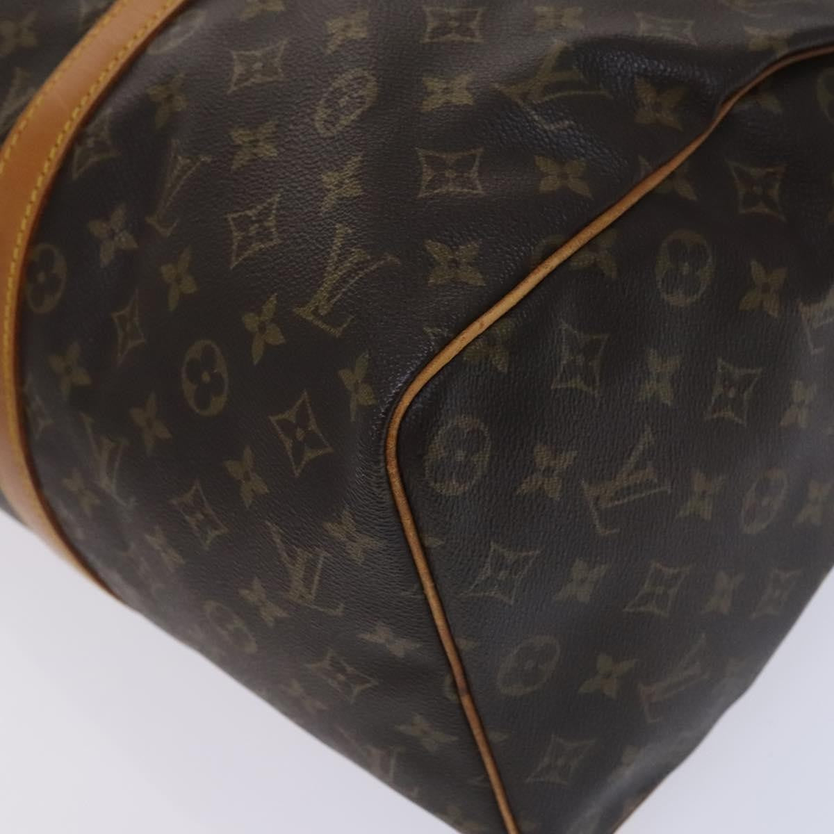 Louis Vuitton Keepall Bag Monogram Canvas Brown Canvas Travel Bag