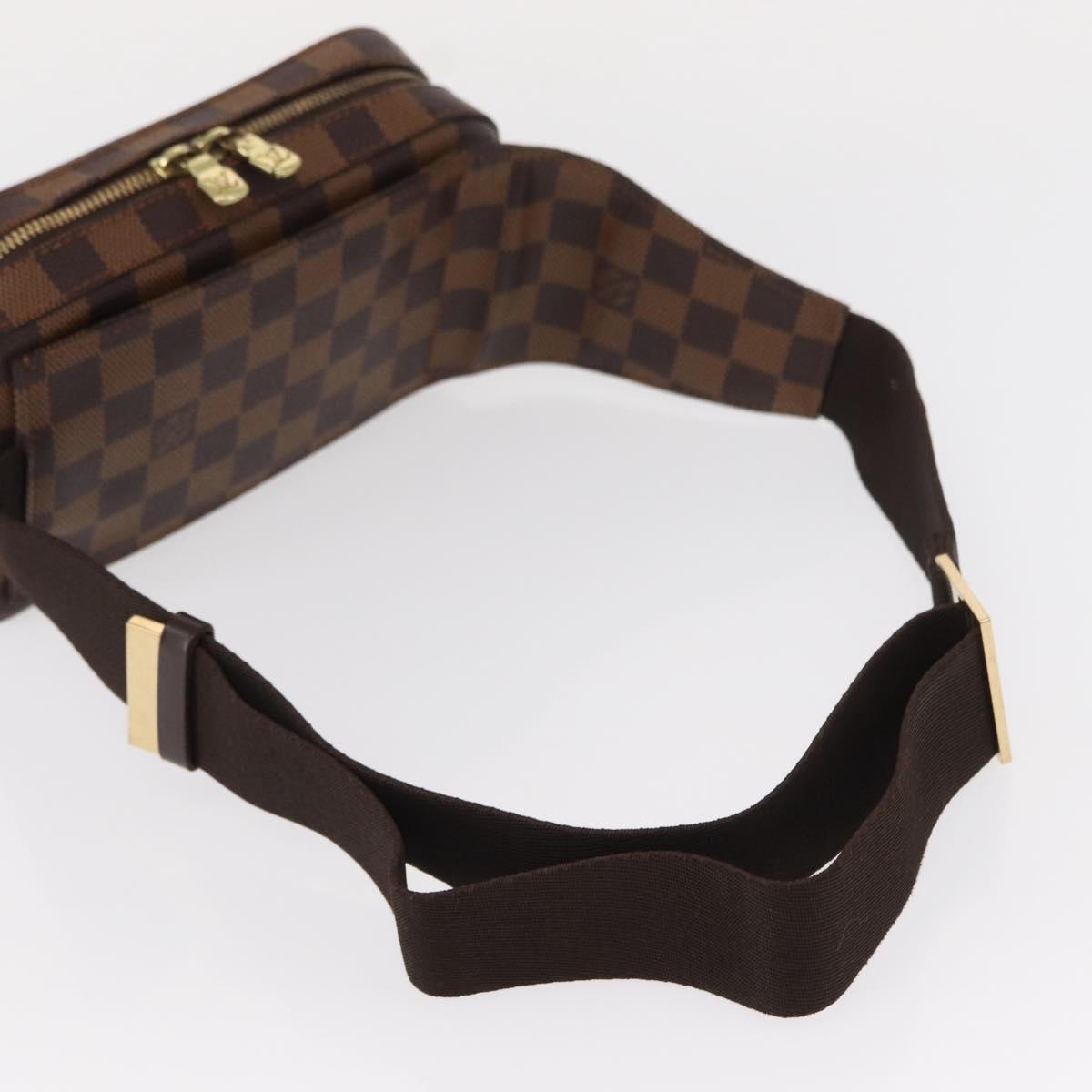 Louis Vuitton Geronimos Waist Bag Damier Brown Canvas Shoulder Bag