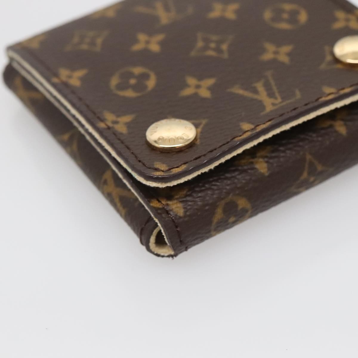Louis Vuitton Case Jewelry Box Canvas Brown Canvas Wallets Accessory