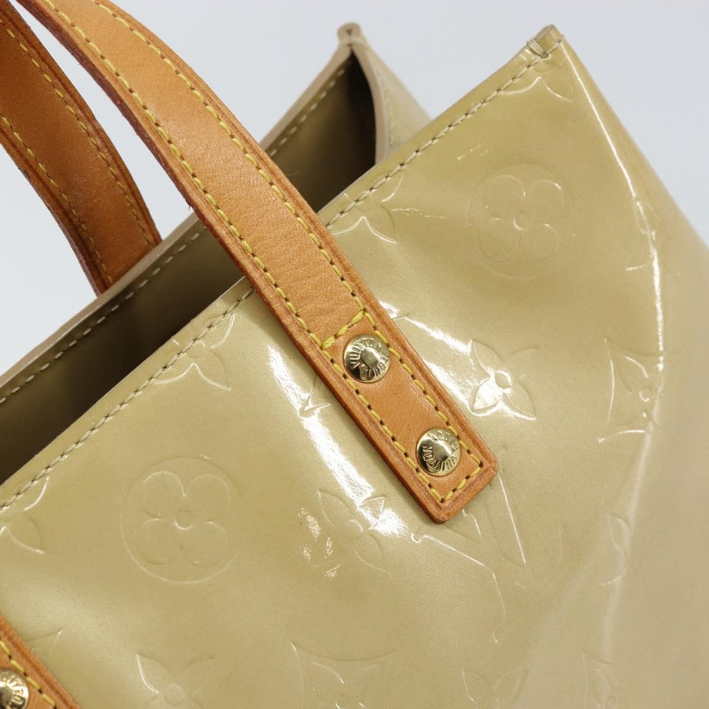 Louis Vuitton Reade Handbag Monogram Vernis Beige Patent_Leather Handbag