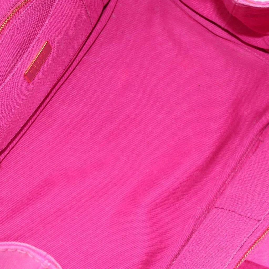 Prada Canapa Tote Canvas Pink Canvas Tote Bag Bag