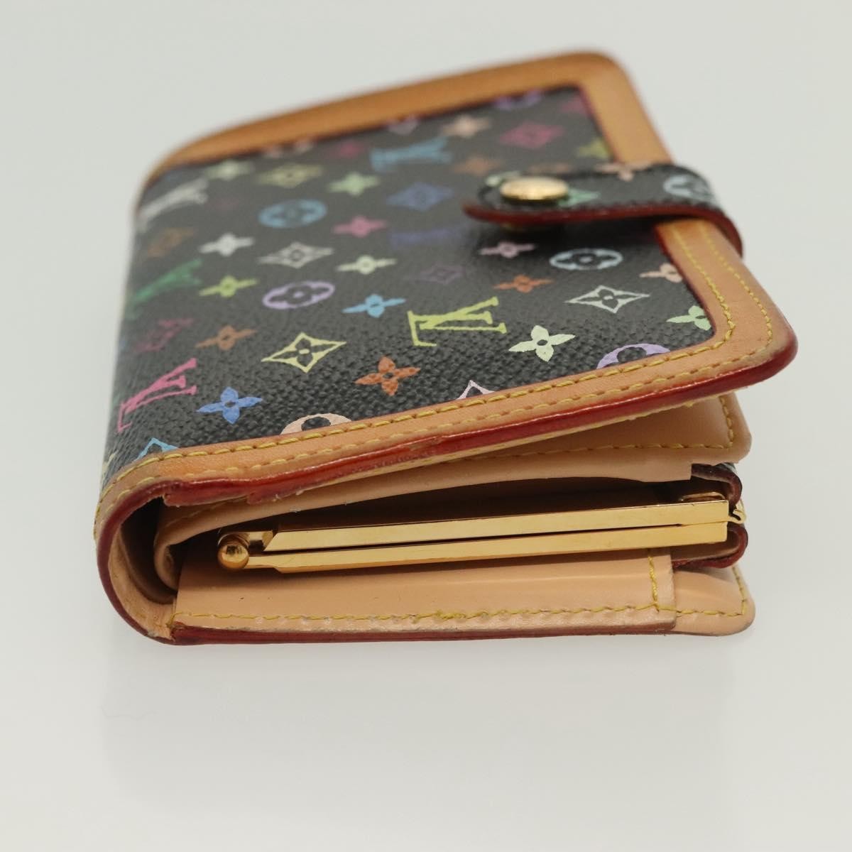 Louis Vuitton Portefeuille Viennois Monogram Canvas Black Canvas Wallets Accessory