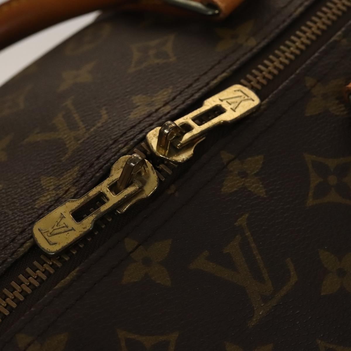Louis Vuitton Keepall Bag Monogram Canvas Brown Canvas Travel Bag