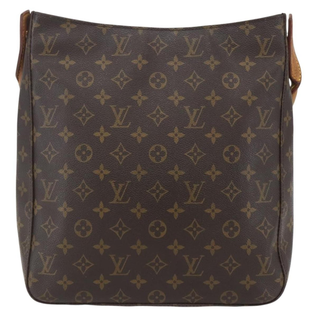 Louis Vuitton Monogram Looping Handbag Monogram Canvas Brown Canvas Shoulder Bag