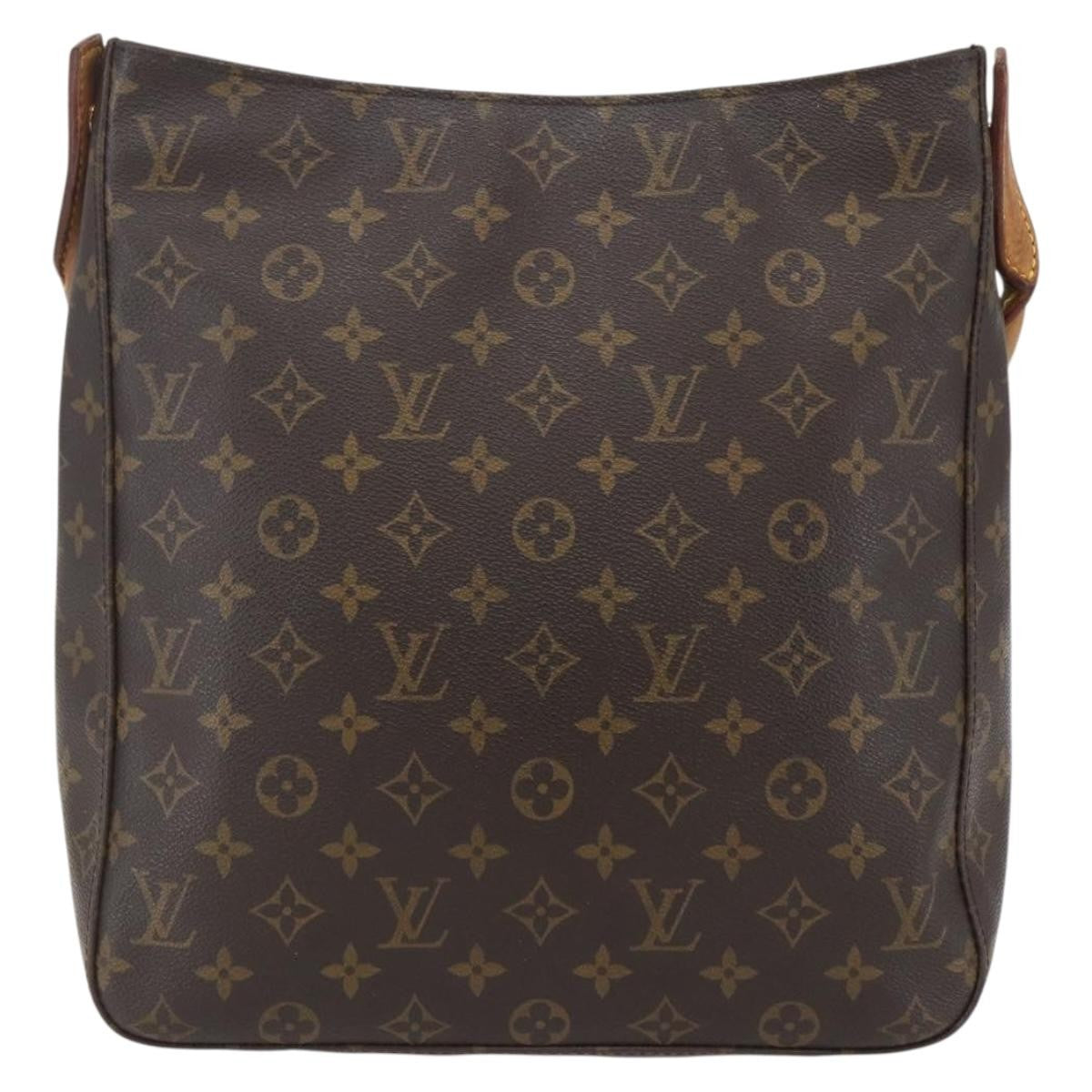 Louis Vuitton Monogram Looping Handbag Monogram Canvas Brown Canvas Shoulder Bag