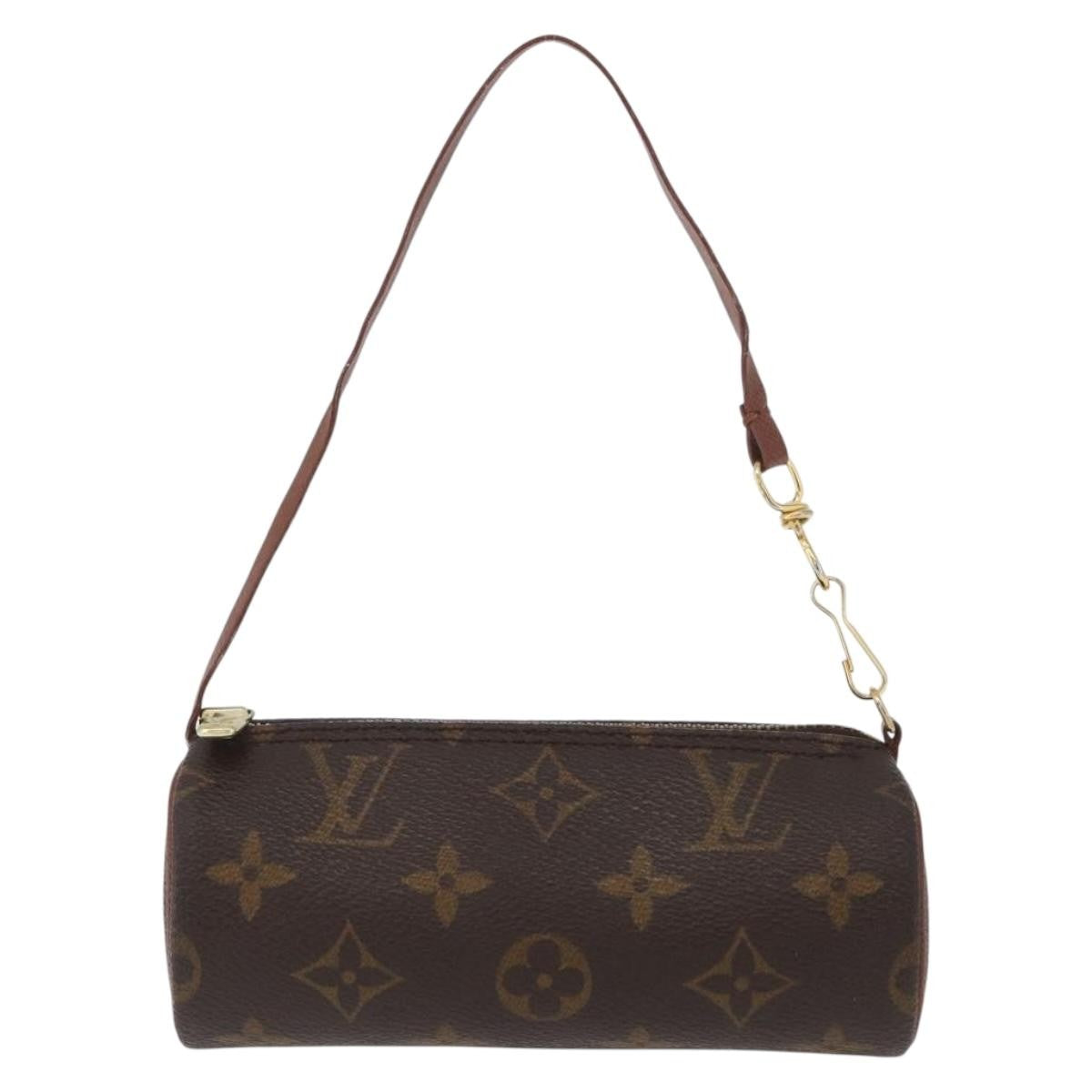 Louis Vuitton Papillon Pochette Monogram Canvas Brown Canvas Clutche & Pouche Bag