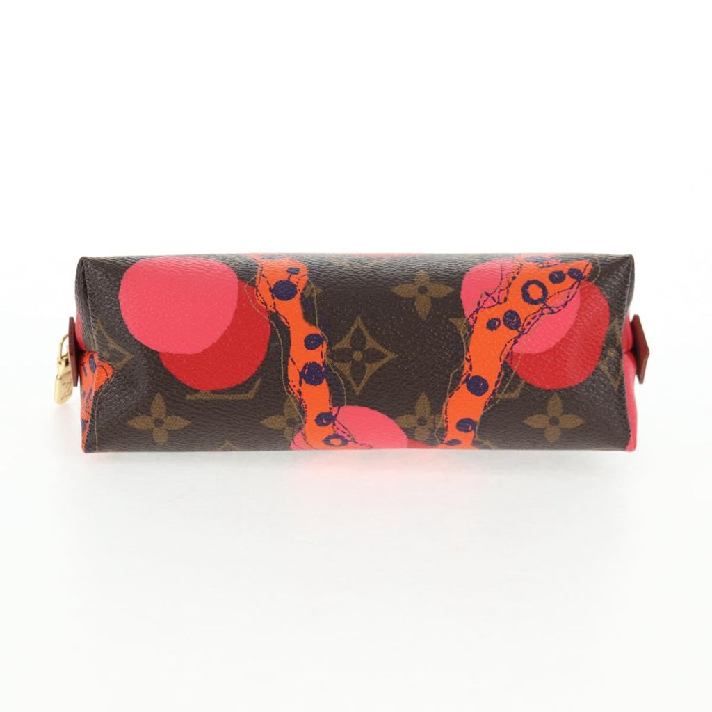 Louis Vuitton Cosmetic Pouch Limited Edition Monogram Jungle Dots Brown Canvas Bag