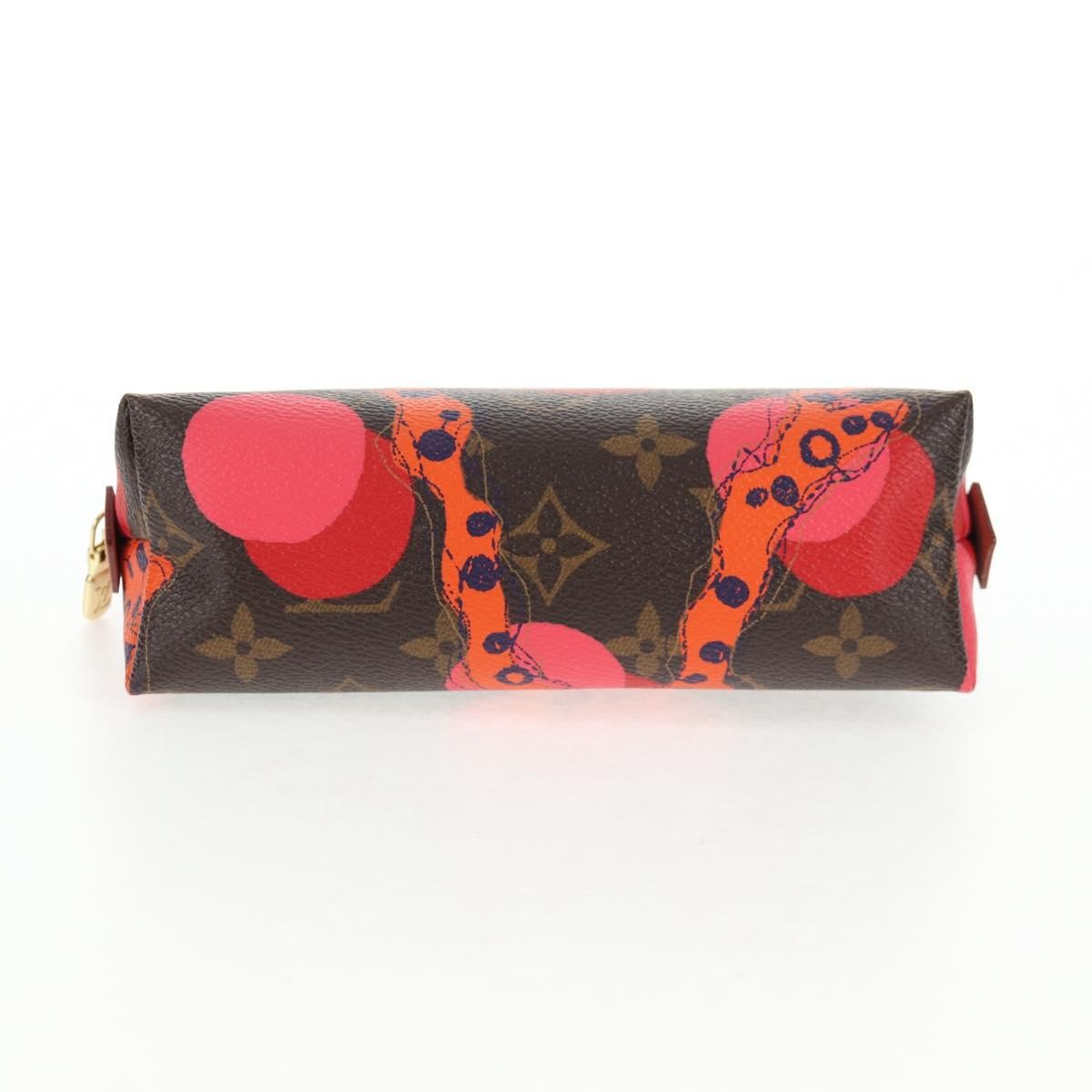 Louis Vuitton Cosmetic Pouch Limited Edition Monogram Jungle Dots Brown Canvas Bag