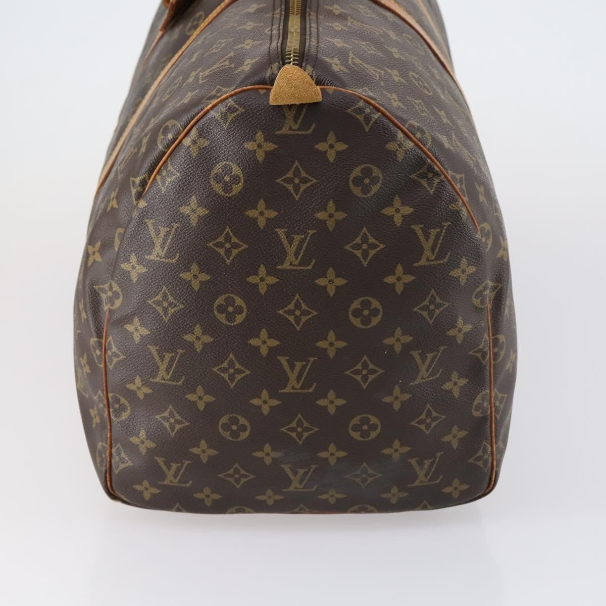 Louis Vuitton Keepall Bag Monogram Canvas Brown Canvas Travel Bag