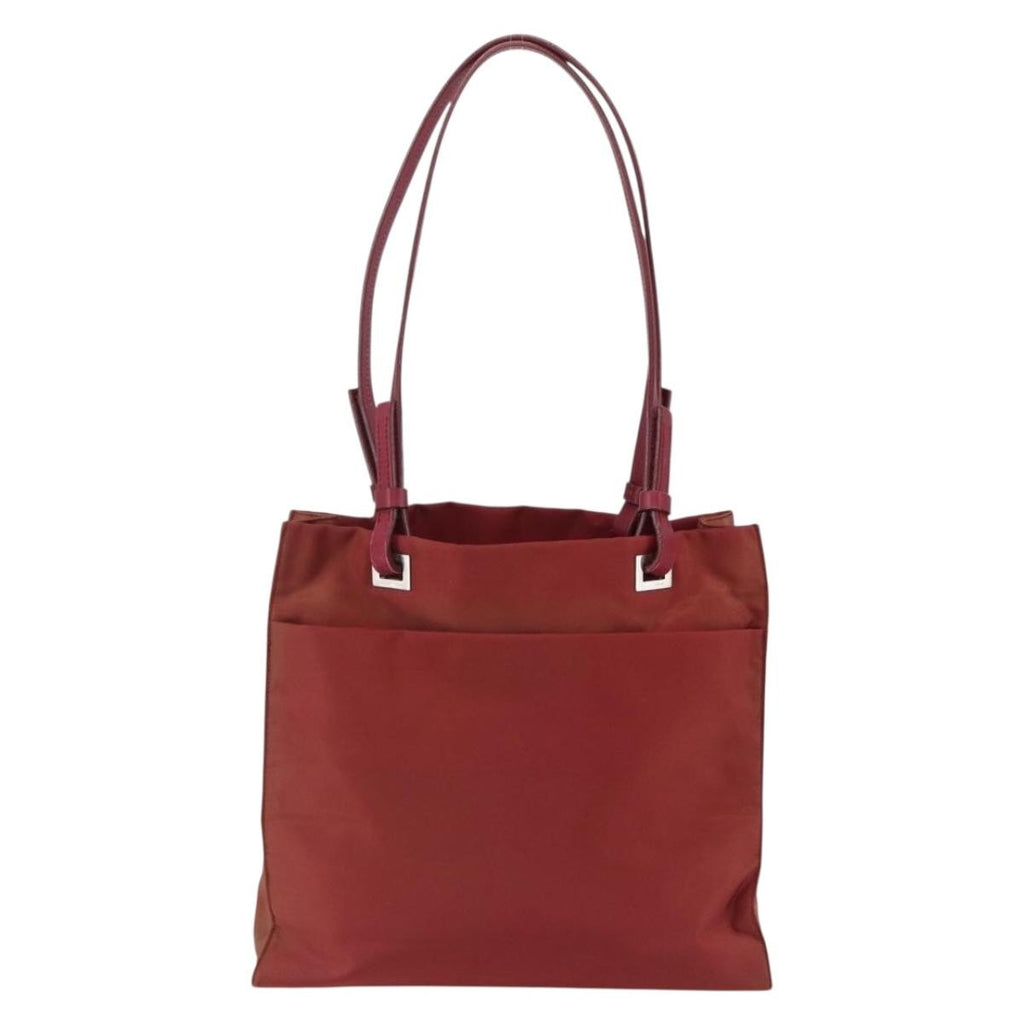 Prada Vintage Tote Tessuto Red Nylon Tote Bag Bag