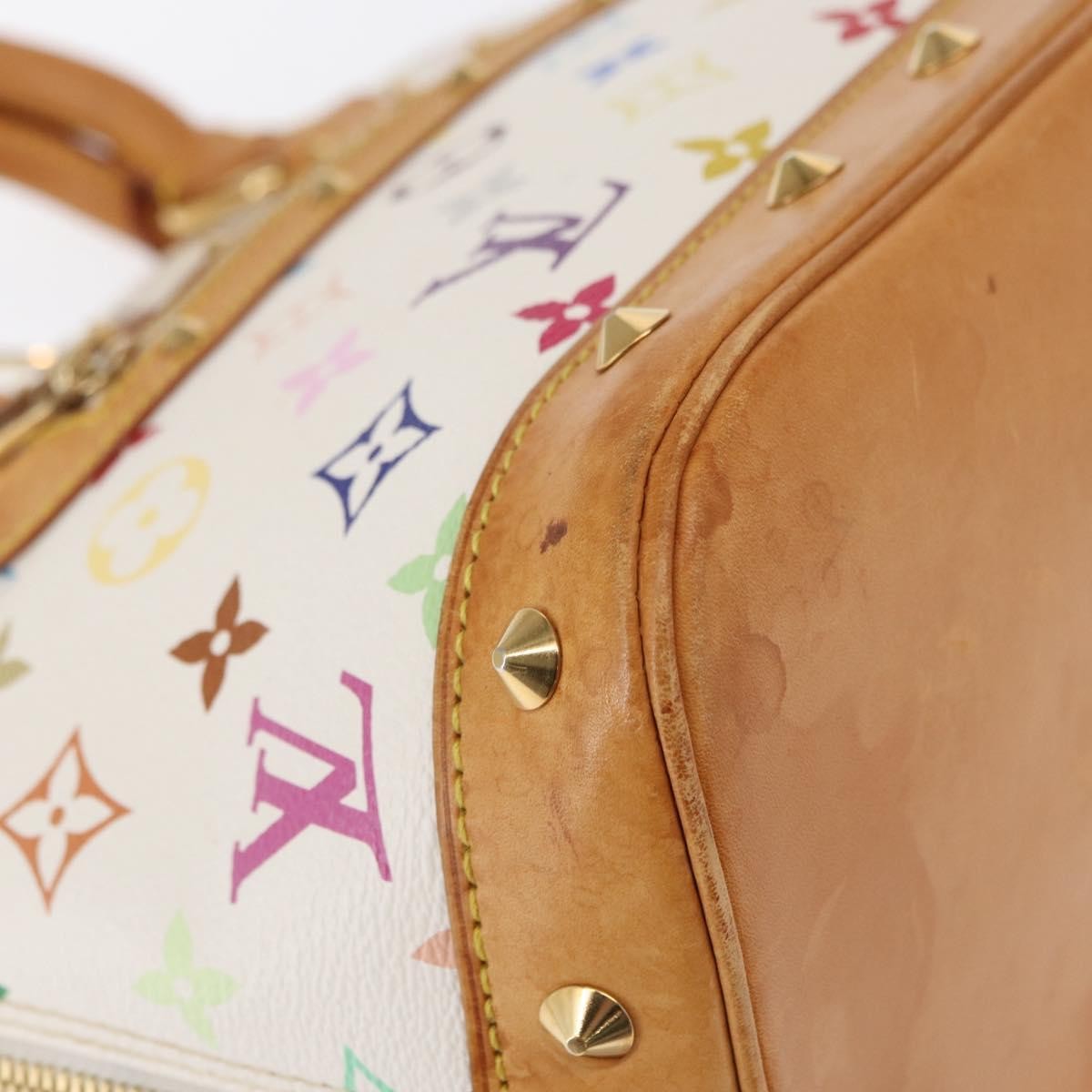 Louis Vuitton Alma Handbag Monogram Multicolor Multicolour Canvas Handbag