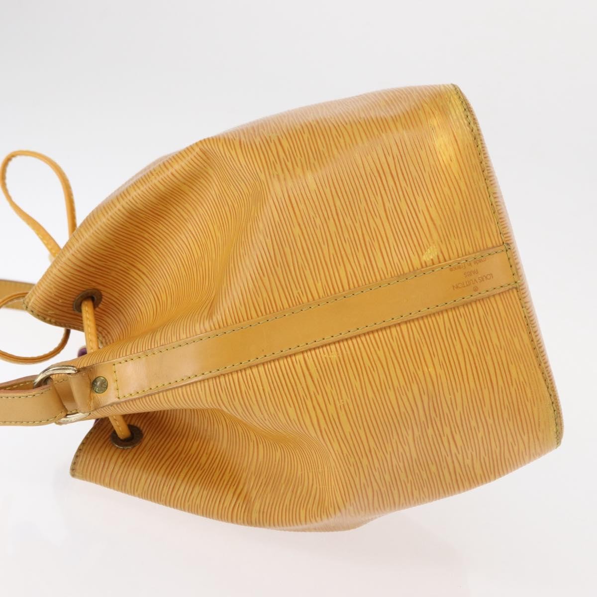 Louis Vuitton Petit Noe Handbag Epi Leather Yellow Leather Shoulder Bag