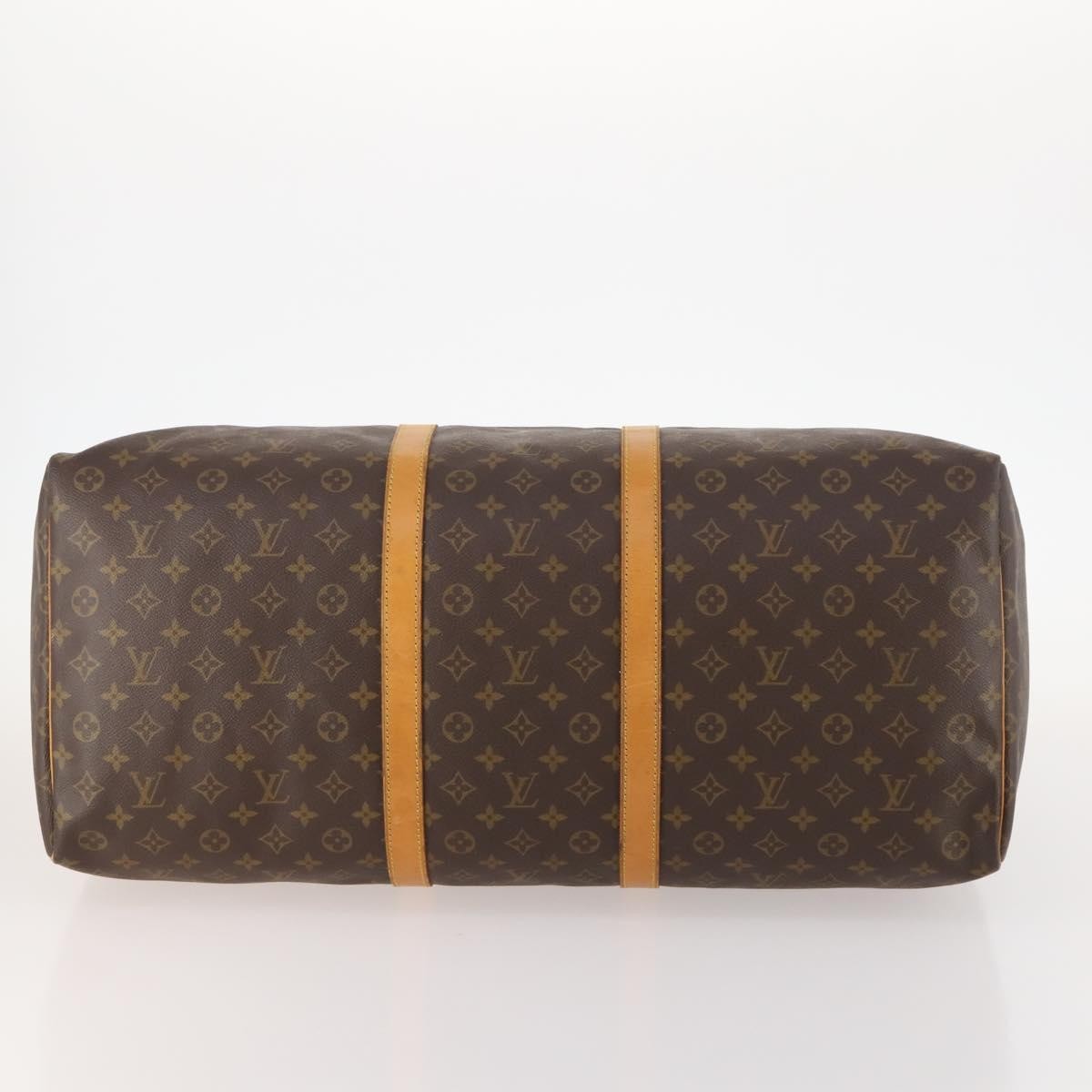 Louis Vuitton Keepall Bag Monogram Canvas Brown Canvas Travel Bag