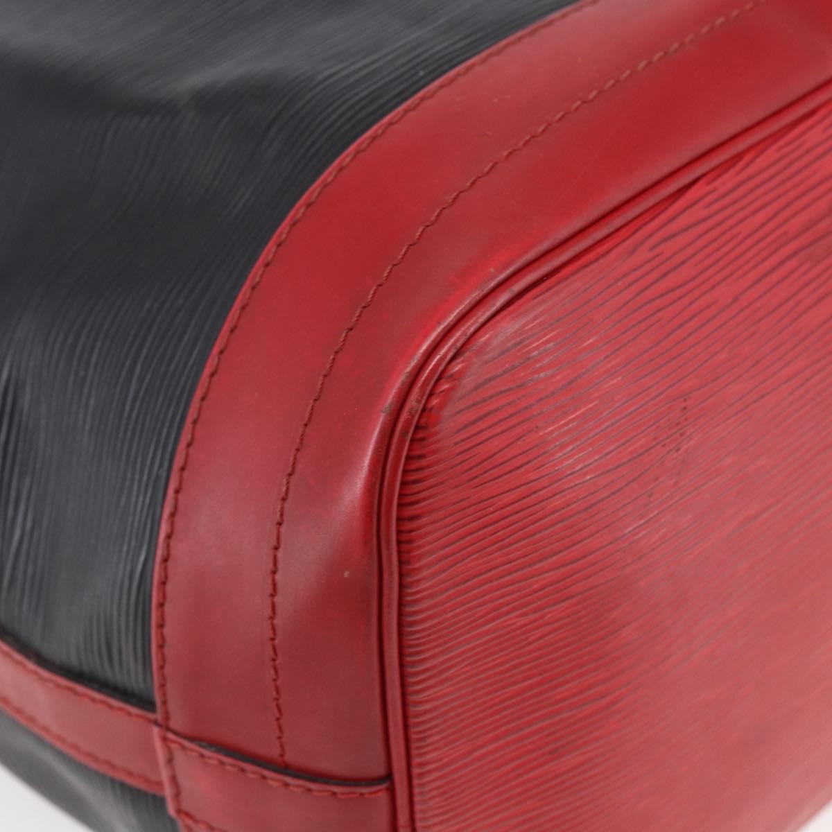 Louis Vuitton Bicolor Noe Handbag Epi Leather Black Leather Bag