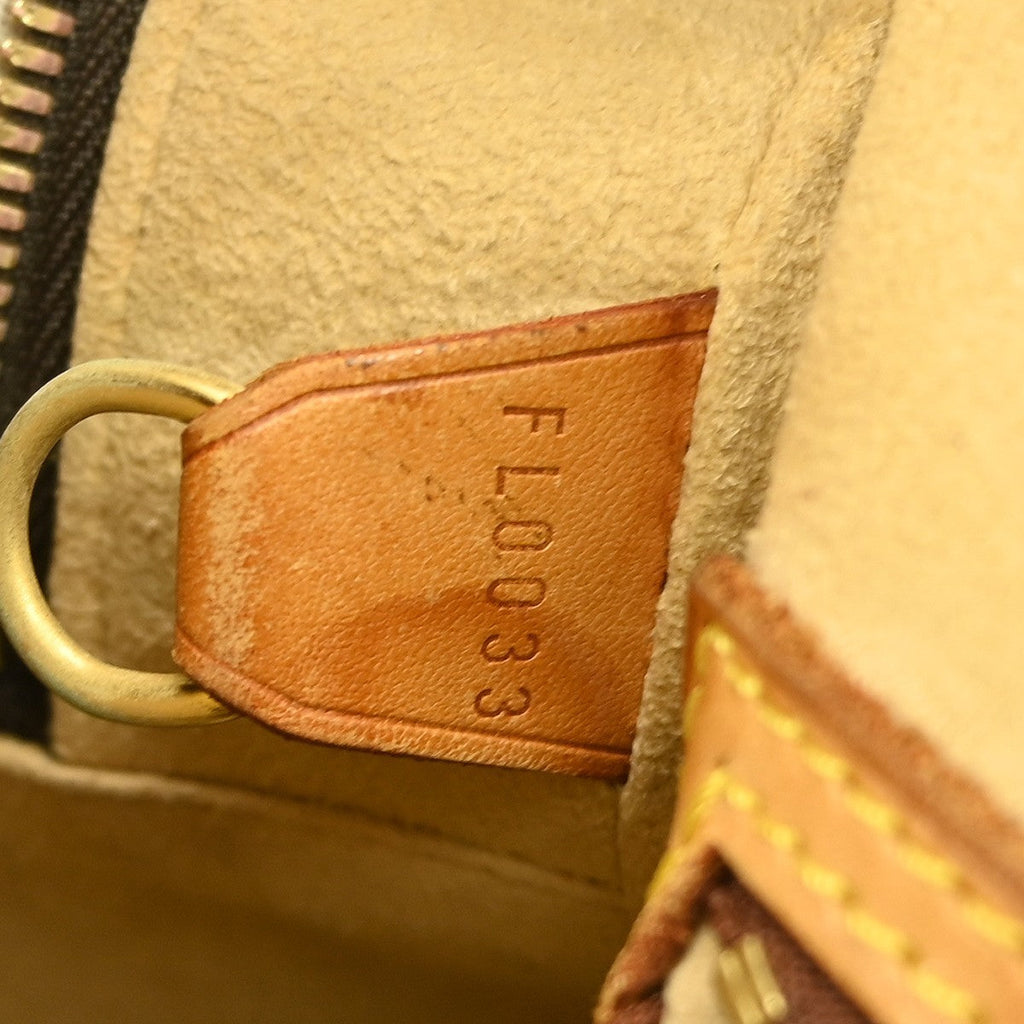 Louis Vuitton Cite Handbag Monogram Canvas Brown Canvas Shoulder Bag
