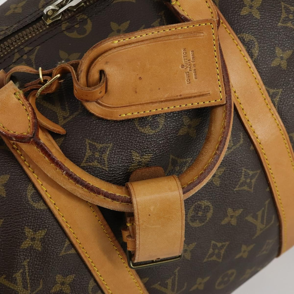 Louis Vuitton Keepall Bag Monogram Canvas Brown Canvas Travel Bag