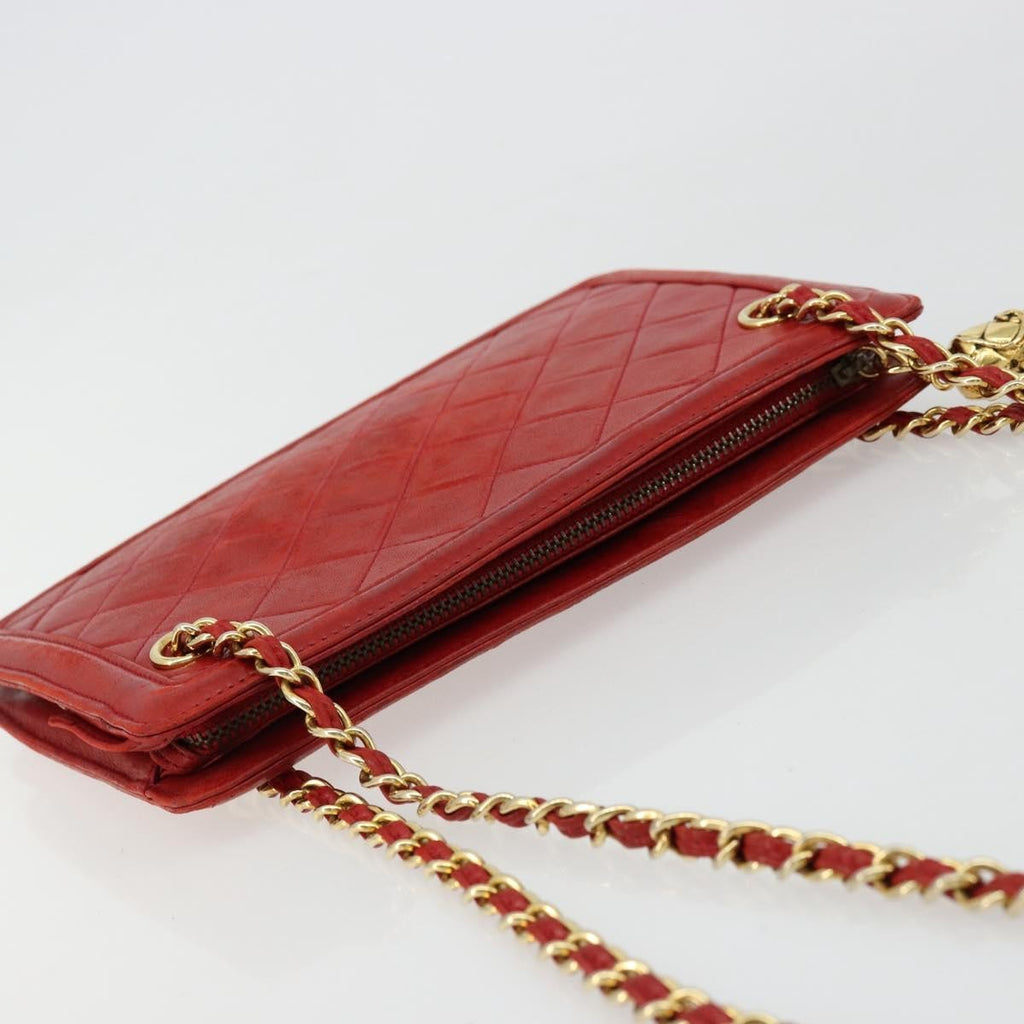 Chanel Chain Clutch Leather Multicolour Leather Handbag