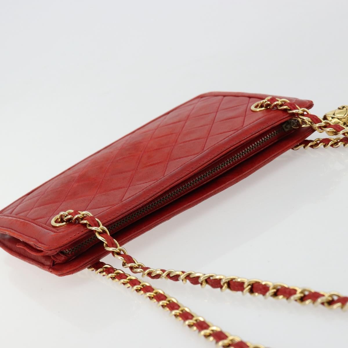 Chanel Chain Clutch Leather Multicolour Leather Handbag