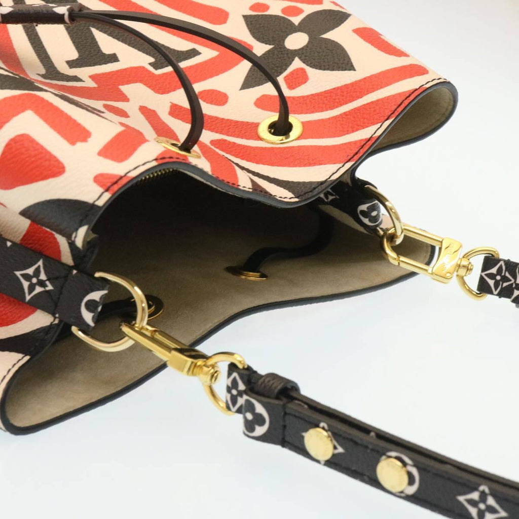 Louis Vuitton Neonoe Handbag Limited Edition Crafty Monogram Giant Red Canvas Bag