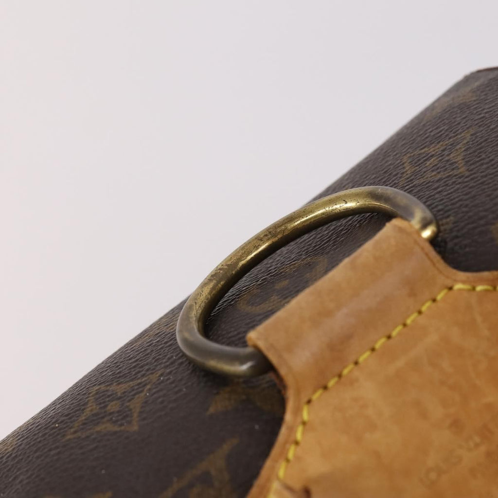Louis Vuitton Vintage Montsouris Backpack Monogram Canvas Brown Canvas Backpack Bag