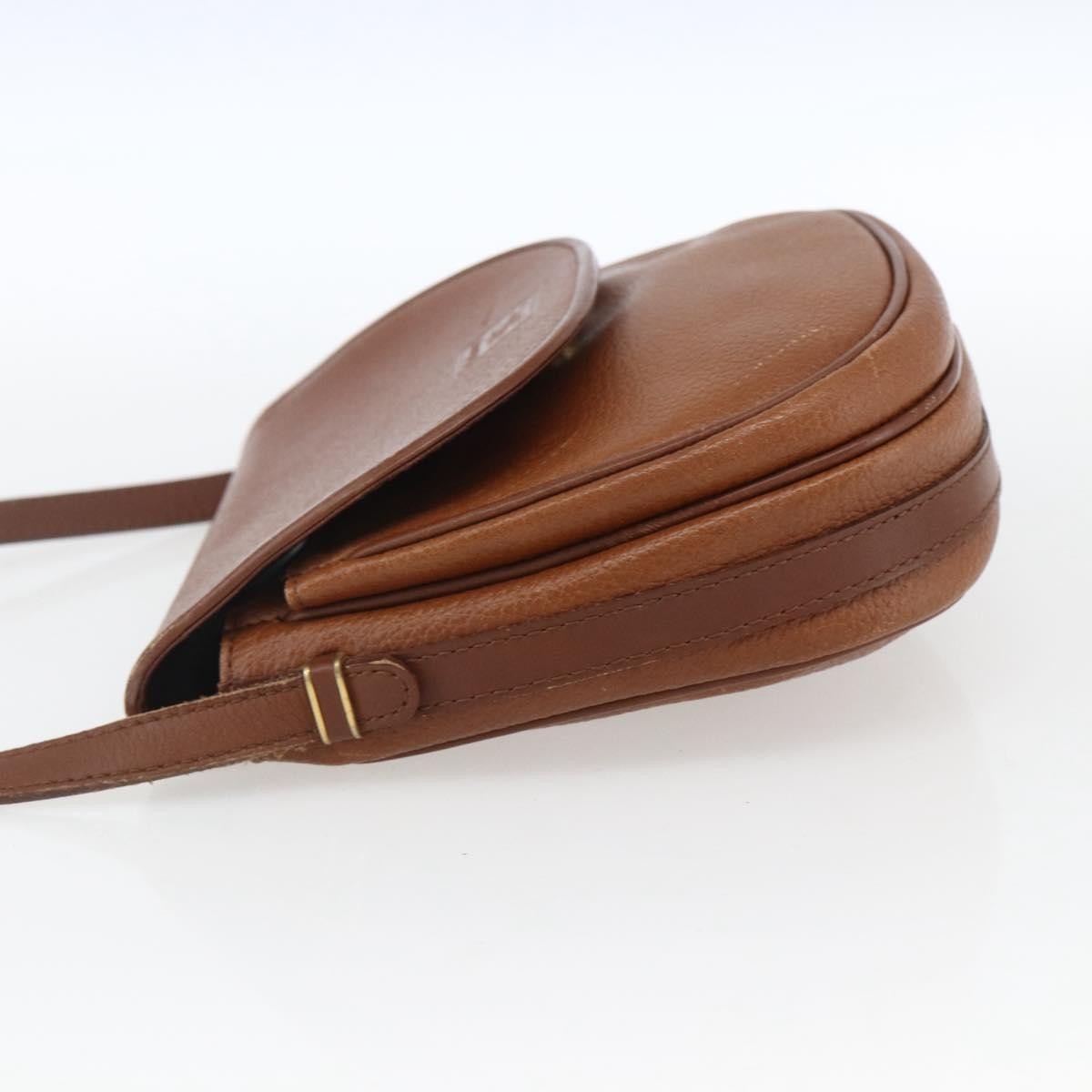 Burberry Vintage Shoulder Bag Leather Brown Leather Shoulder Bag