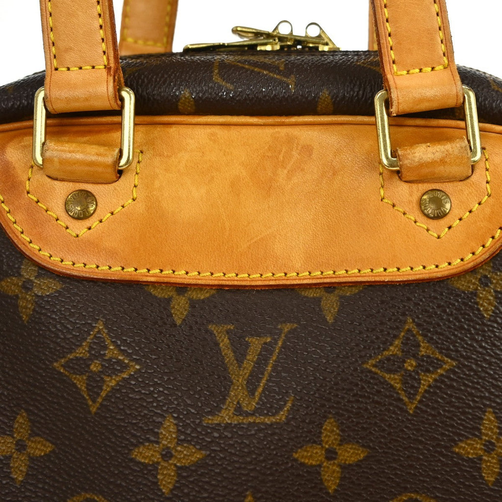 Louis Vuitton Excursion Handbag Monogram Canvas Brown Canvas Handbag