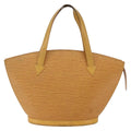 Louis Vuitton Saint Jacques Handbag Epi Leather Yellow Leather Handbag