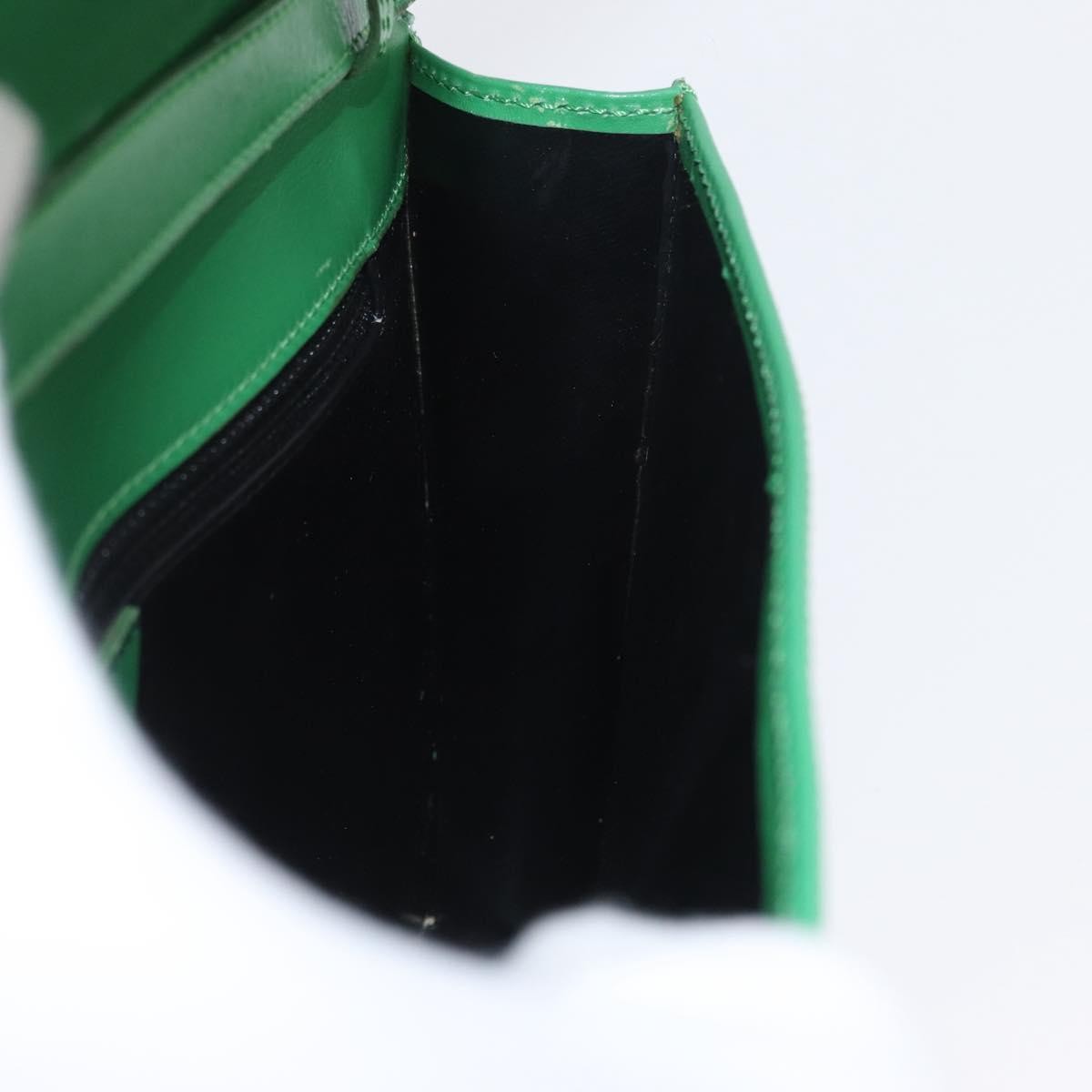 Celine Circle Logo Shoulder Bag Leather Green Leather Shoulder Bag Bag