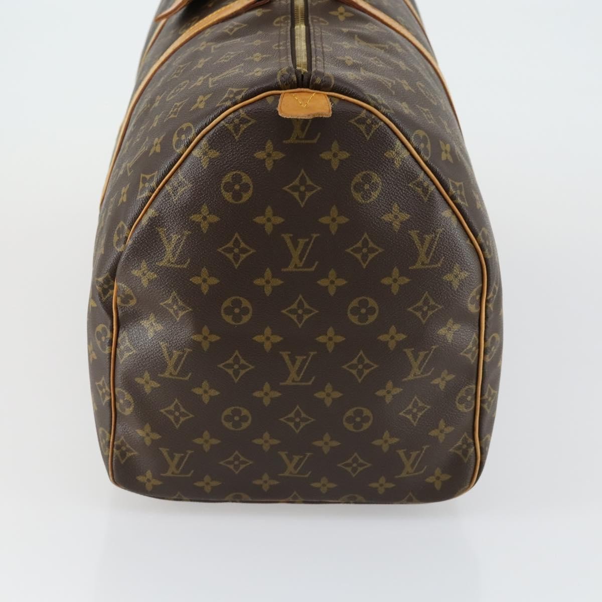 Louis Vuitton Keepall Bag Monogram Canvas Brown Canvas Travel Bag