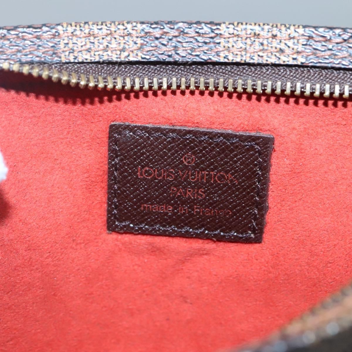 Louis Vuitton Marais Bucket Zip Pouch Damier Brown Canvas Clutche & Pouche Bag