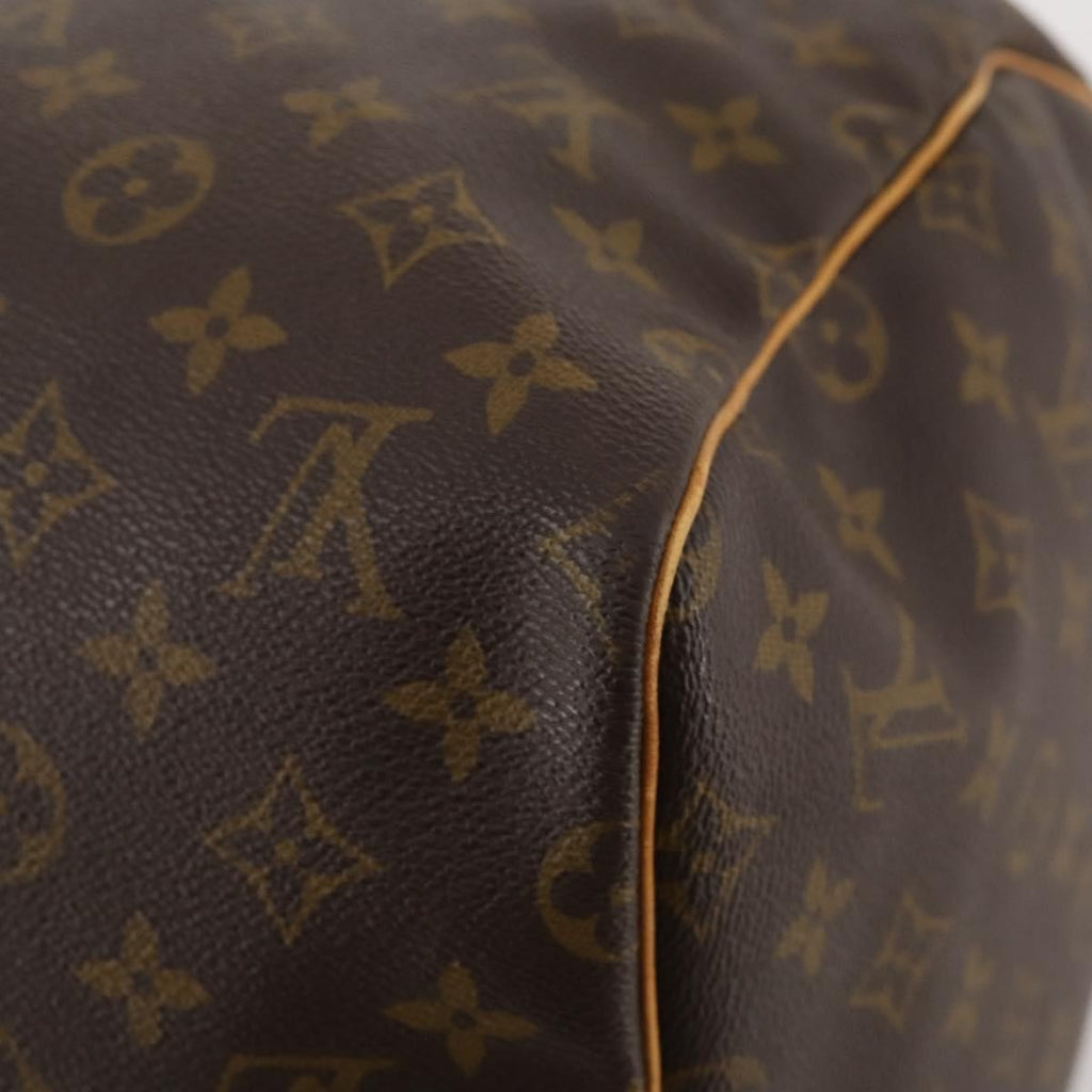 Louis Vuitton Keepall Bag Monogram Canvas Brown Canvas Travel Bag