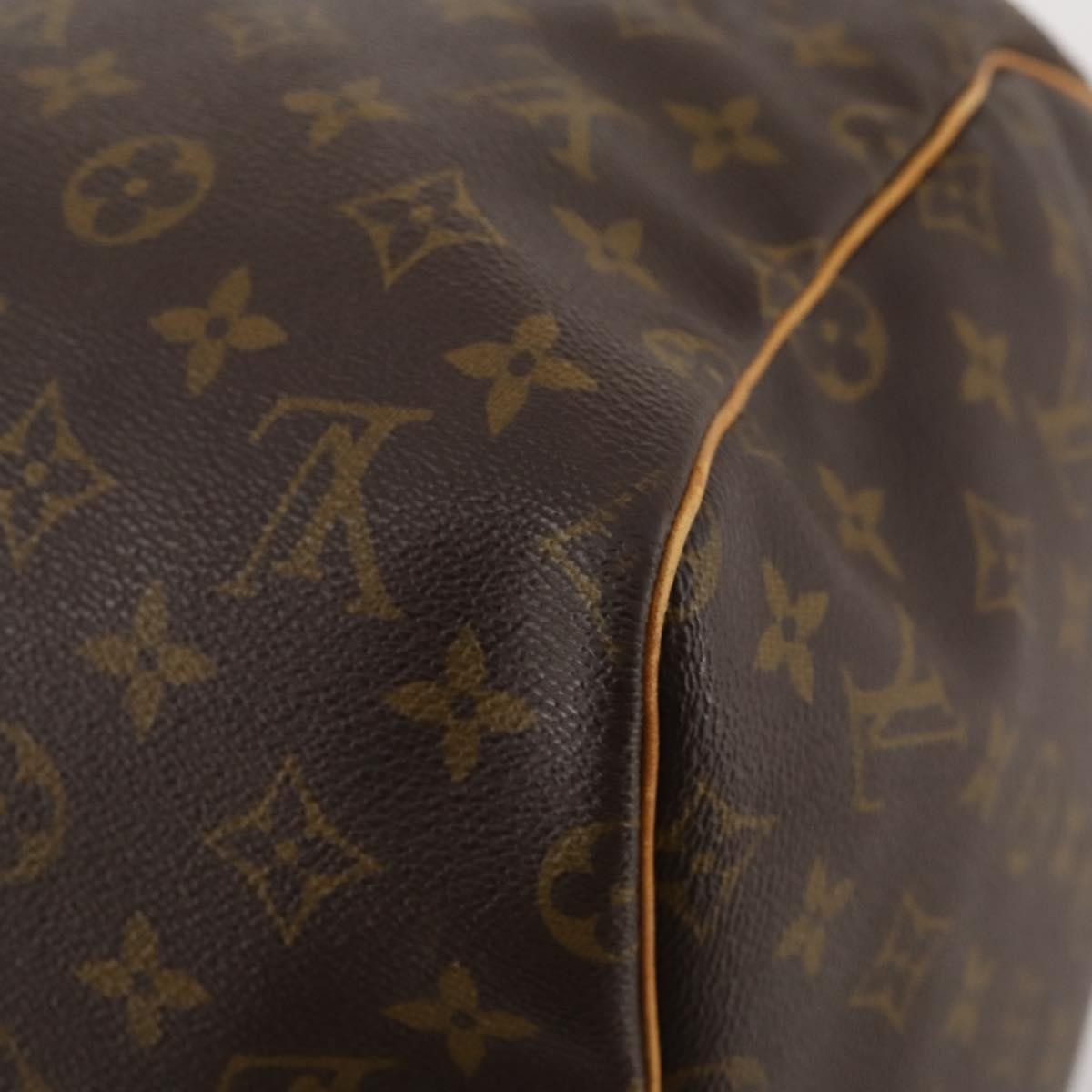 Louis Vuitton Keepall Bag Monogram Canvas Brown Canvas Travel Bag