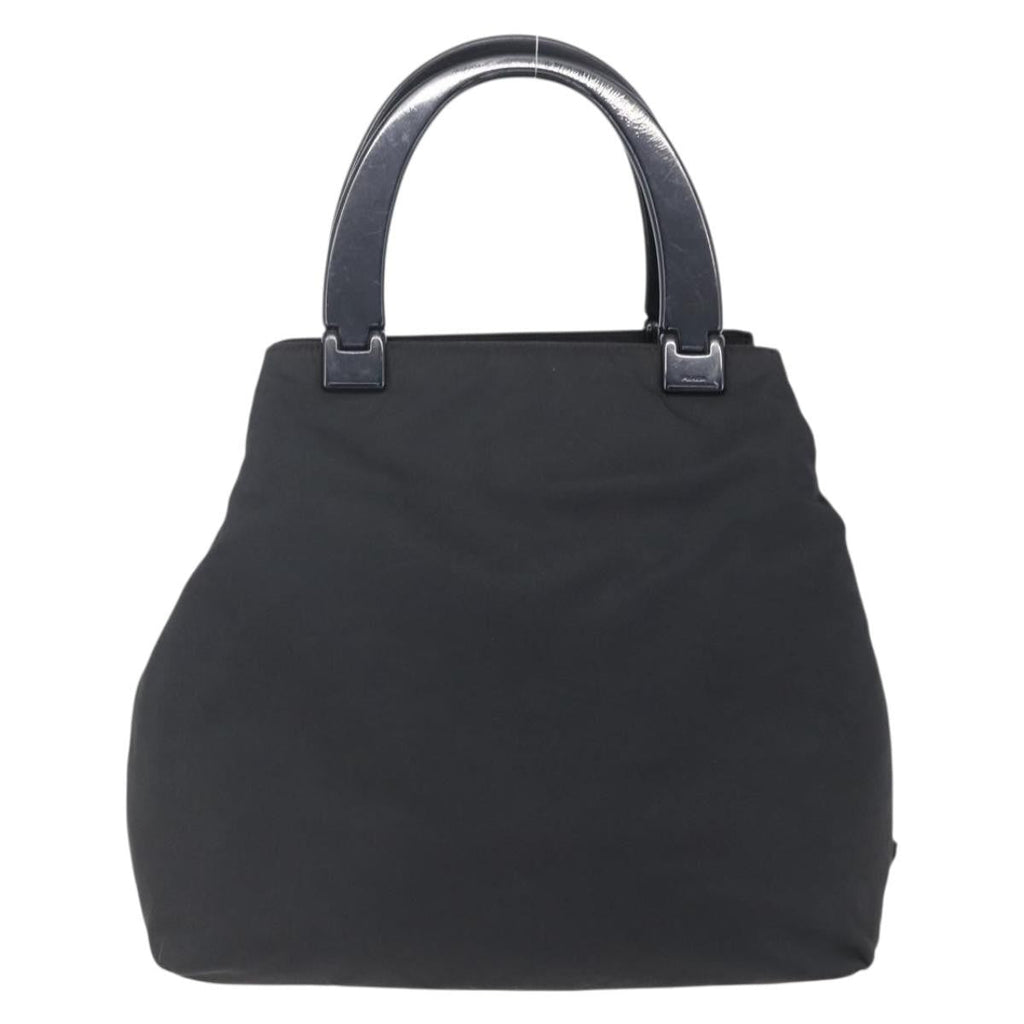 Prada Vintage Handbag Tessuto Black Nylon Handbag