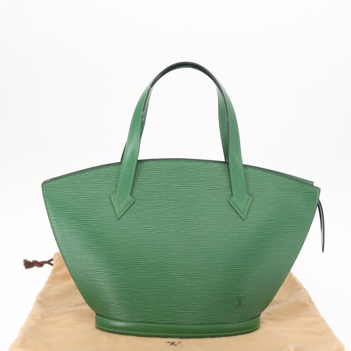 Louis Vuitton Saint Jacques Handbag Epi Leather Green Epi Leather Handbag