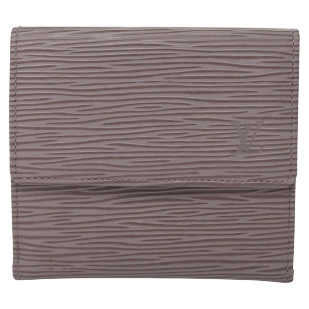 Louis Vuitton Elise Wallet Epi Leather Purple Leather Wallets Accessory