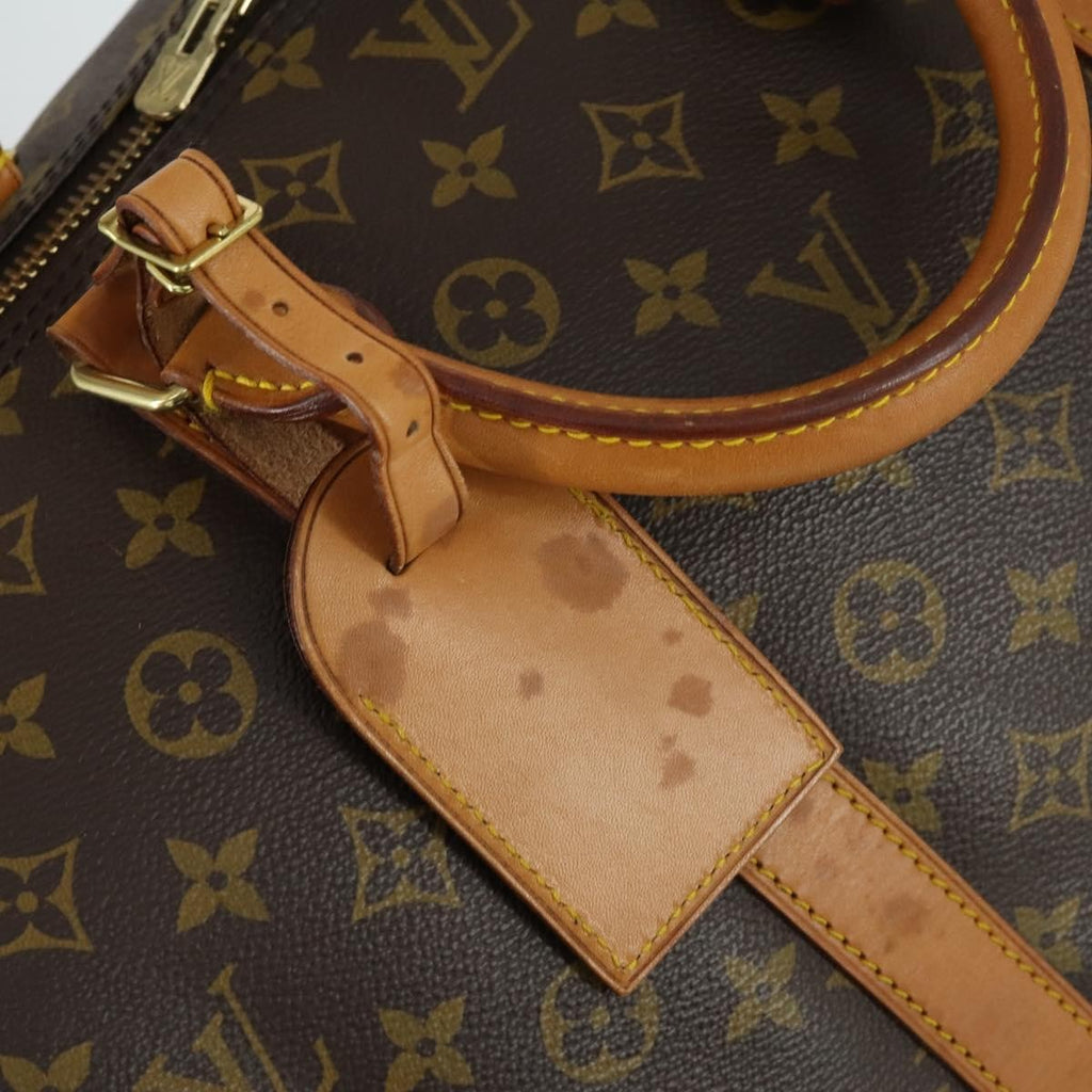 Louis Vuitton Keepall Bag Monogram Canvas Brown Canvas Travel Bag