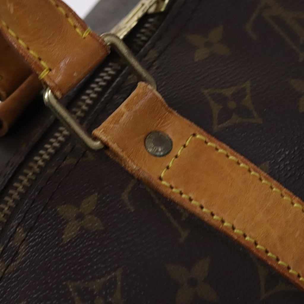 Louis Vuitton Keepall Bag Monogram Canvas Brown Canvas Travel Bag