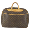 Louis Vuitton Alize Bag Monogram Canvas Brown Canvas Travel Bag