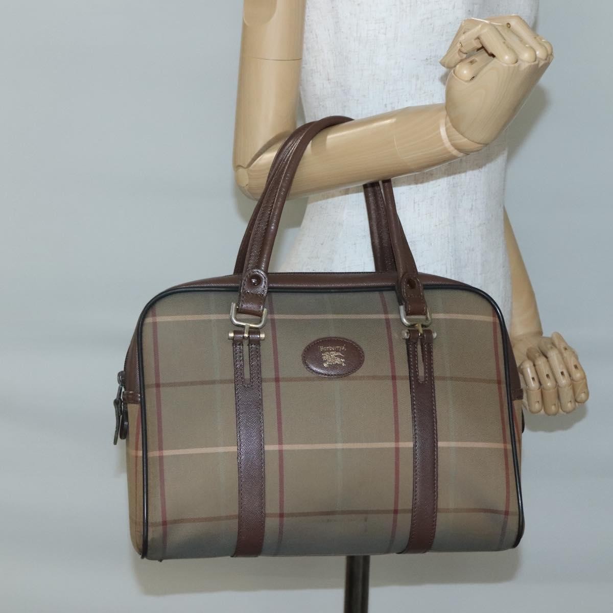 Burberry Nova Check Handbag Nova Check Canvas Beige Canvas Handbag