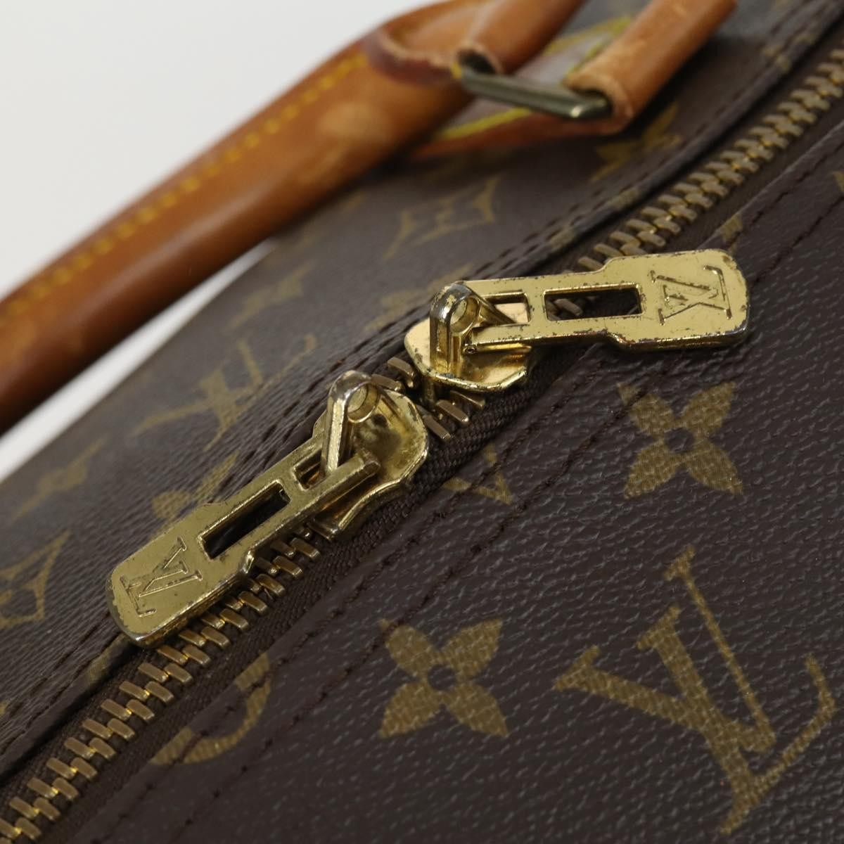 Louis Vuitton Keepall Bag Monogram Canvas Brown Canvas Travel Bag
