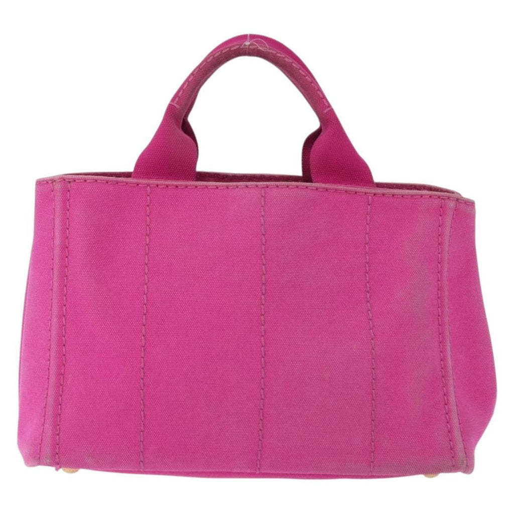 Prada Canapa Tote Canvas Pink Canvas Tote Bag Bag