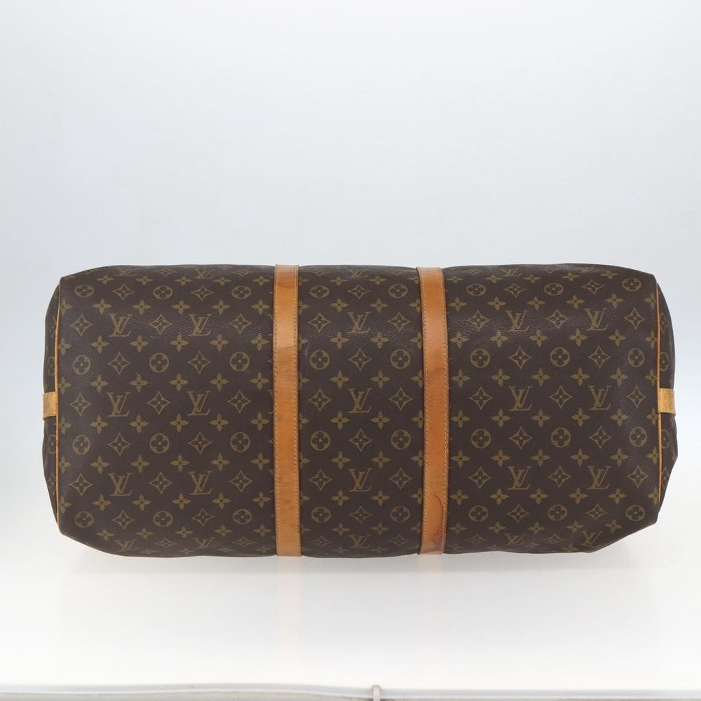 Louis Vuitton Keepall Bag Monogram Canvas Brown Canvas Travel Bag