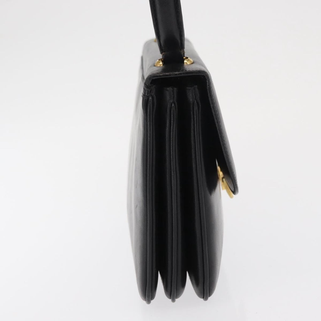 Celine Handbag Leather Black Leather Handbag