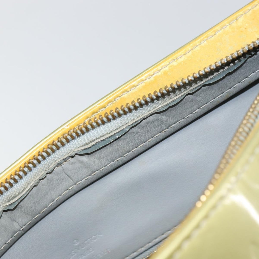 Louis Vuitton Houston Handbag Monogram Vernis Gray Patent_Leather Handbag